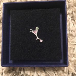 Swarovski Crystal Martini Charm